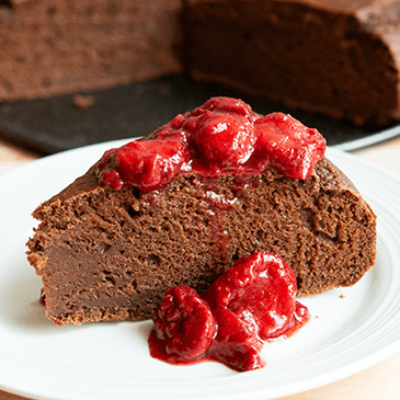 Fudgy Brownie Cake