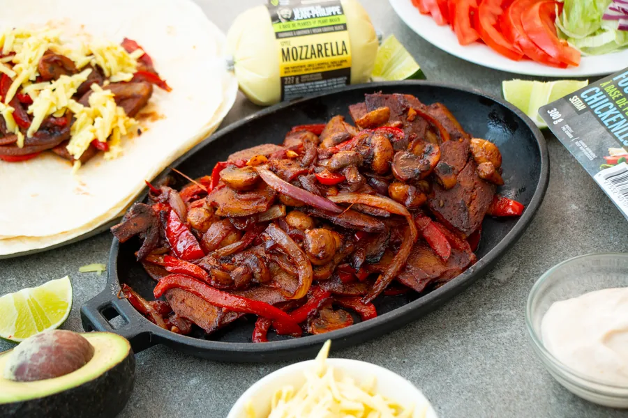 Vegan Chick-un Fajitas