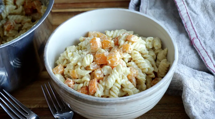 Fusilli with Creamy Squash Sauce