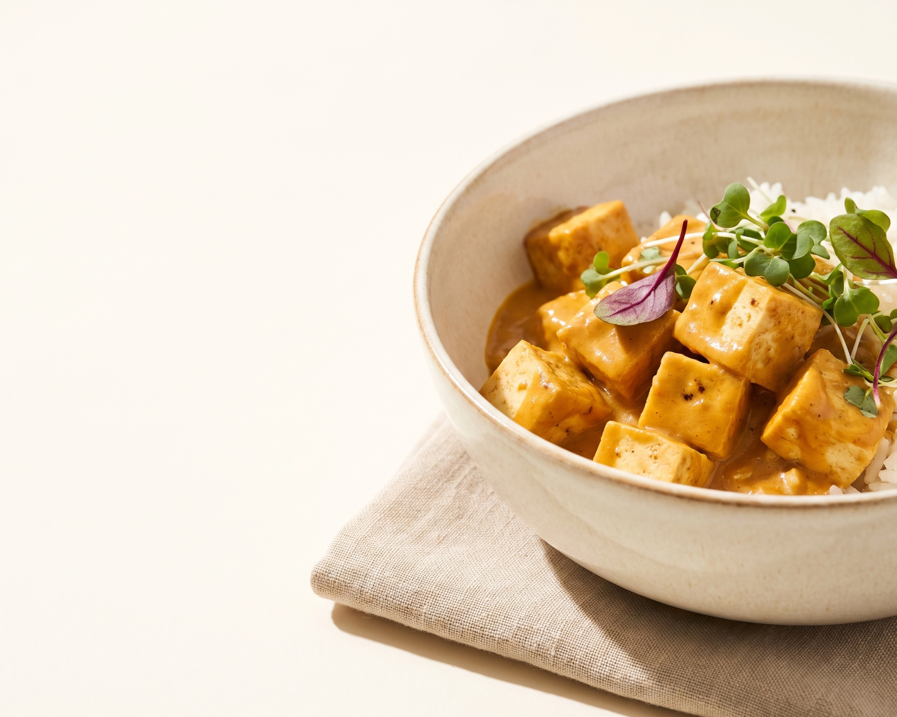 Plant-based chickpea dish